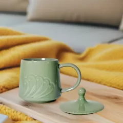 Porcelain Wave Tea Cup with Lids Wholesale in China - Elegant & Functional Tea Cups