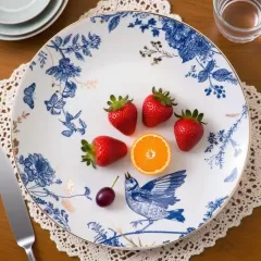 Porcelain Dinnerware Floral Plates Wholesale in China -Elegant Tableware for Home & Hotel Use