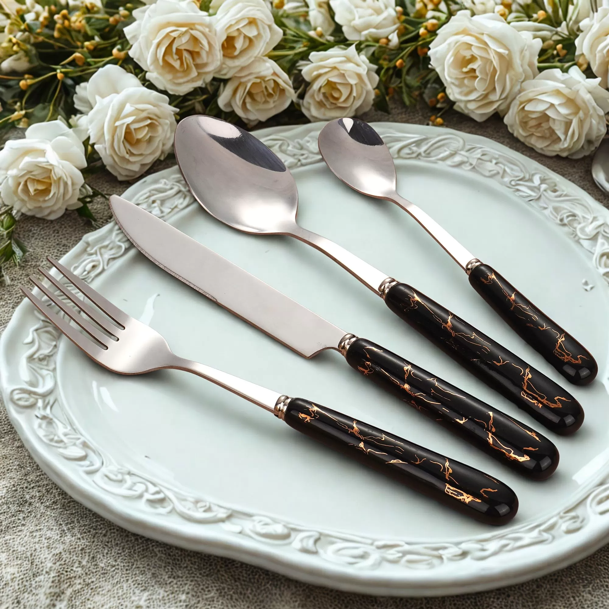 16 Pieces Stainless Steel Flatware Cutlery Set Wholesale