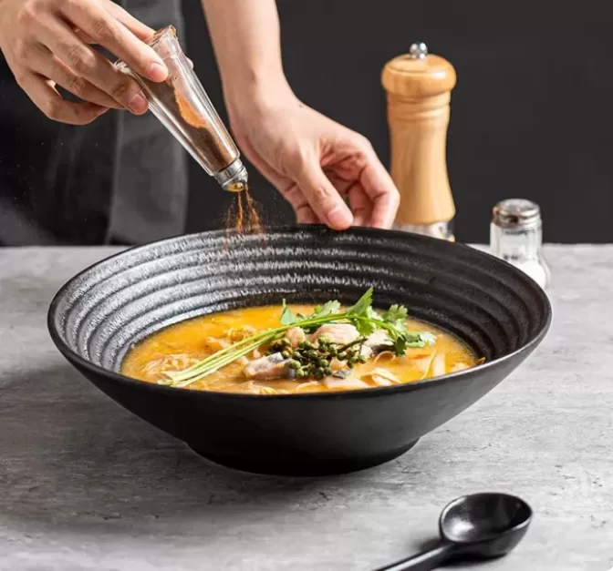 large ceramic noodle bowls supplier