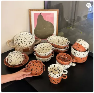 Speckled Ceramic Dinnerware Set Wholesale