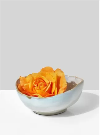 Large Free-Form Edge Glazed Ceramic Bowl Wholesale
