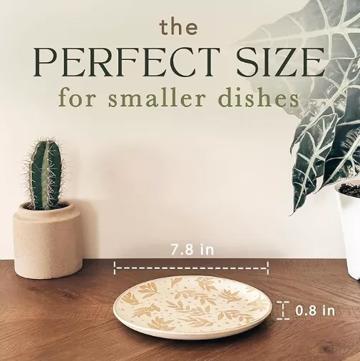 Ceramic Boho Leaves Plates Set Wholesale