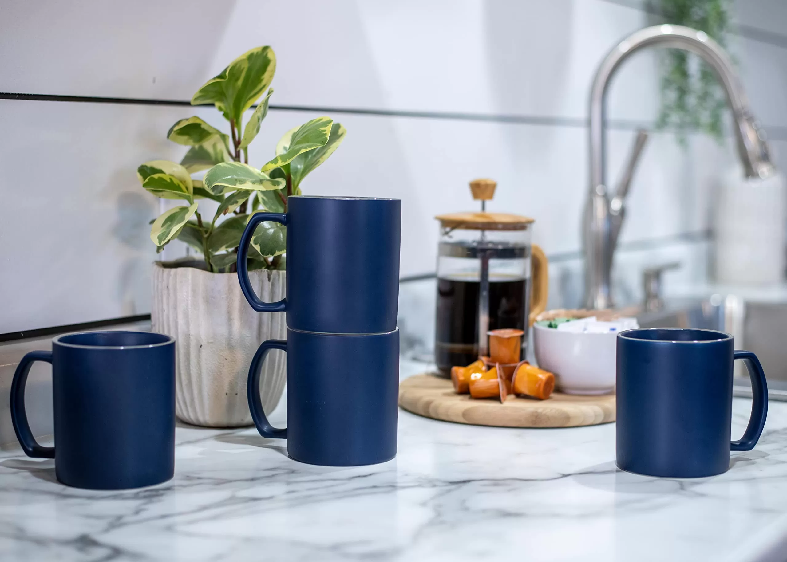 Matte Glasur Keramik -Becher -Massenlieferant