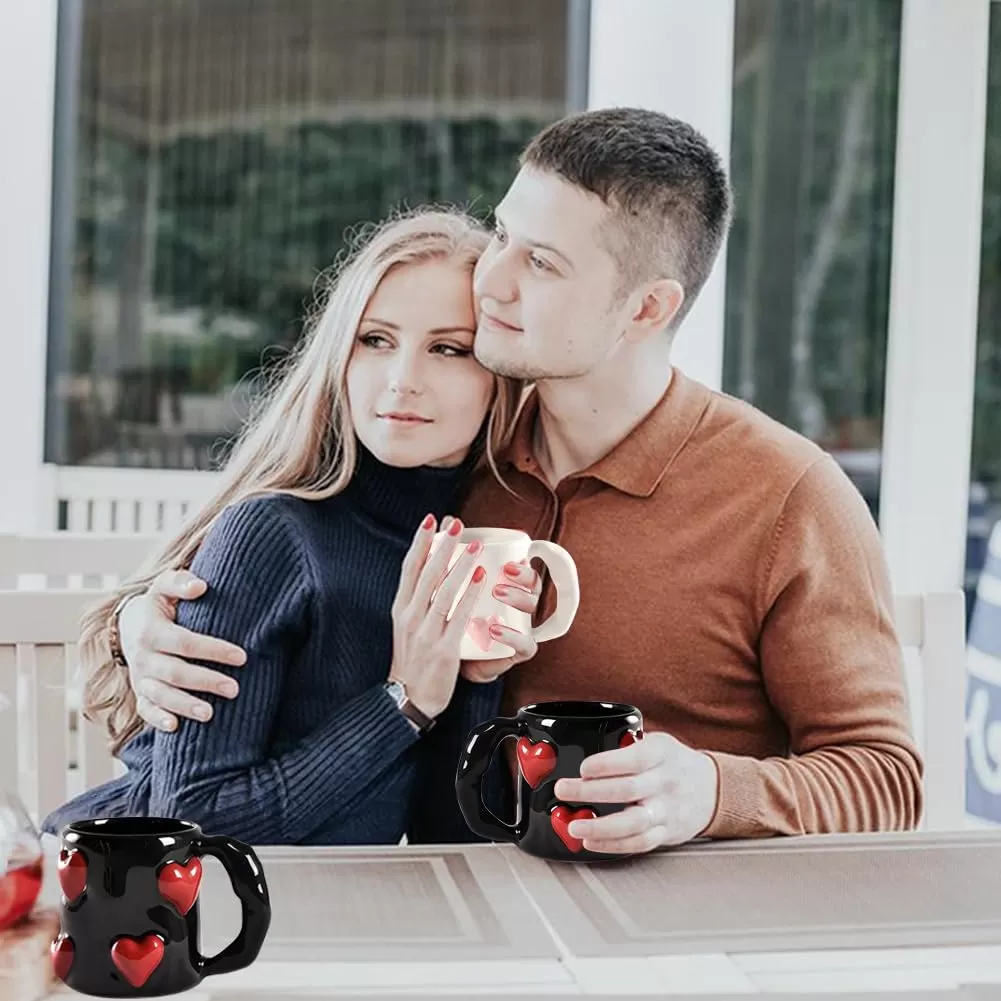 Herzförmiger Keramikbecher Großhandel China