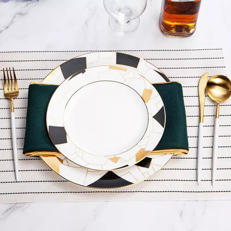  Fabricante de placas de bodas de cerámica de estilo europeo en China 