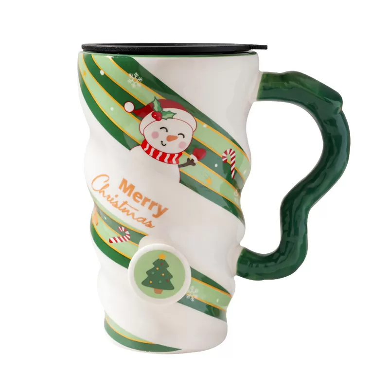 Taza de café de cerámica de Navidad al por mayor
