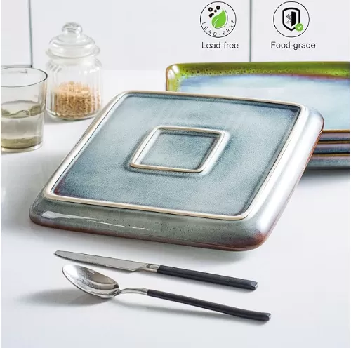 Proveedor de platos de gres cuadrado en China