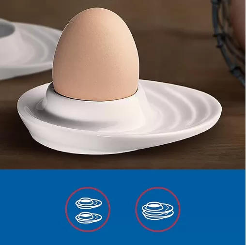 Fábrica de titulares de huevos de porcelana blanca en China