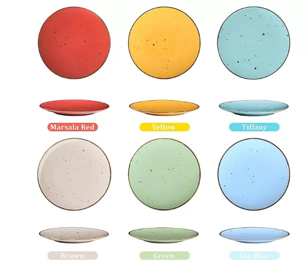 Placas de cena duradera de porcelana de 11 pulgadas al por mayor