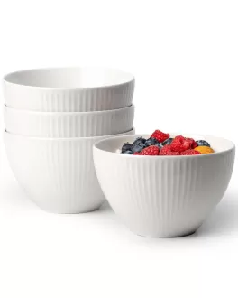 Tazón de cereal de cerámica de 25 oz de profundidad