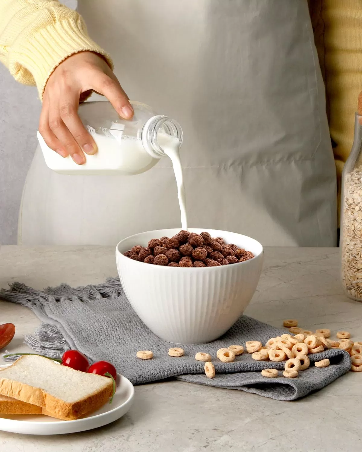 Tazón de cereal de cerámica de 25 oz de profundidad al por mayor en China