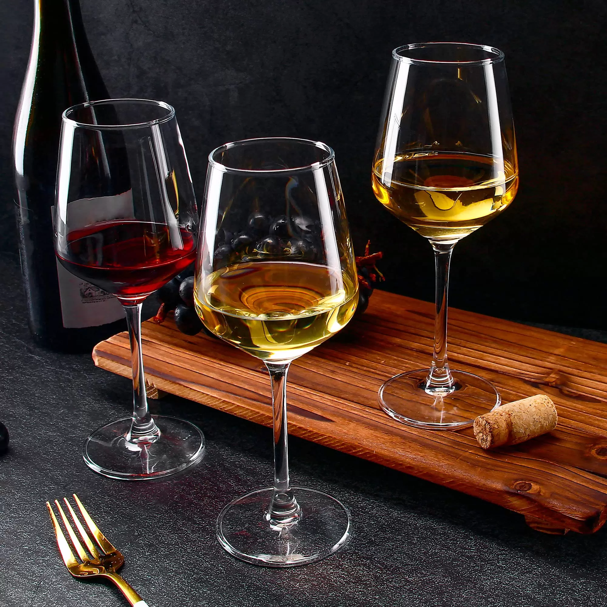 Fabricante de copas de vino de tallo largo en China
