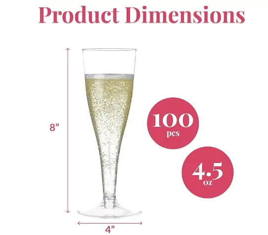 Clear Champagne Stemware Casas Fabricante en China