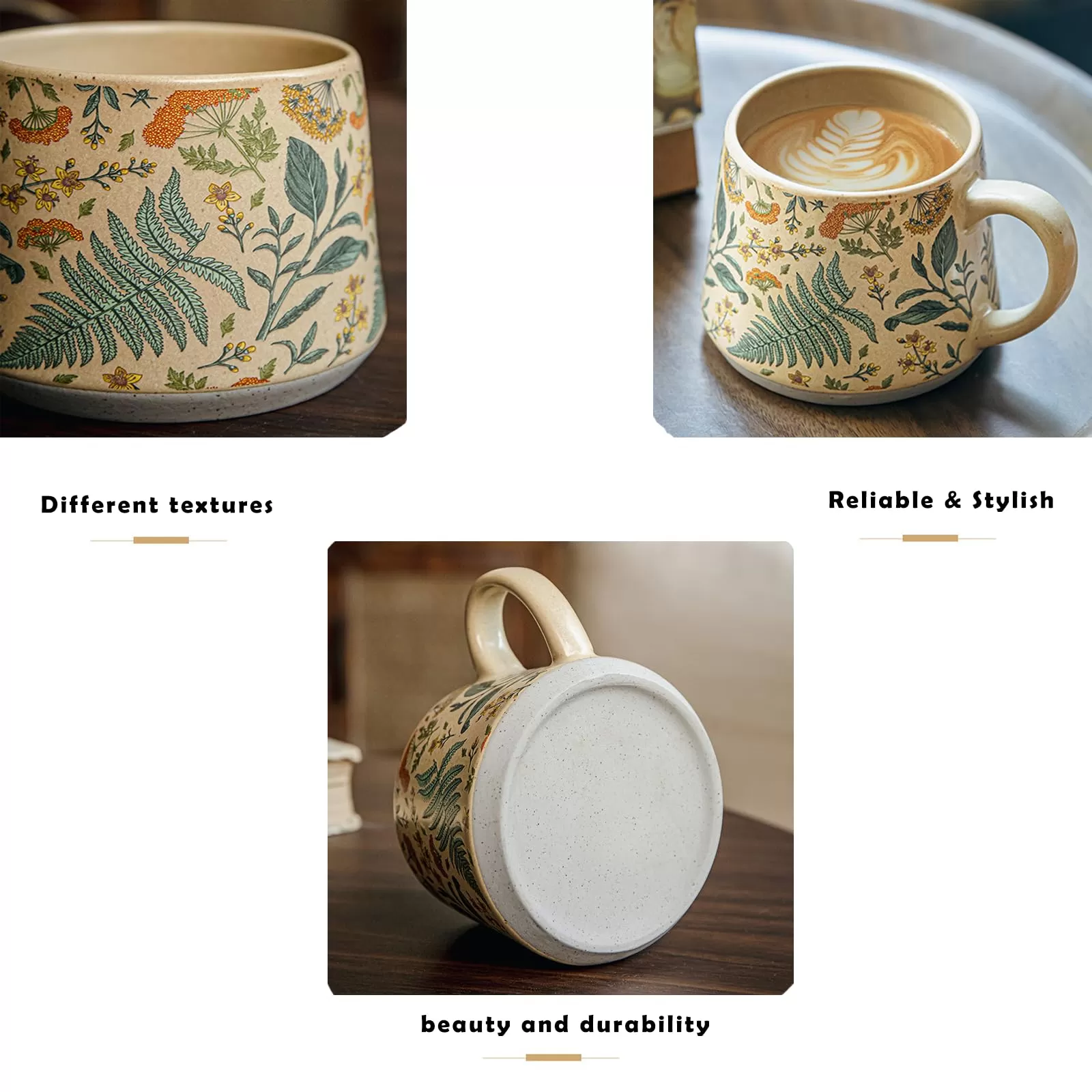 Tazas de cerámica artística al por mayor