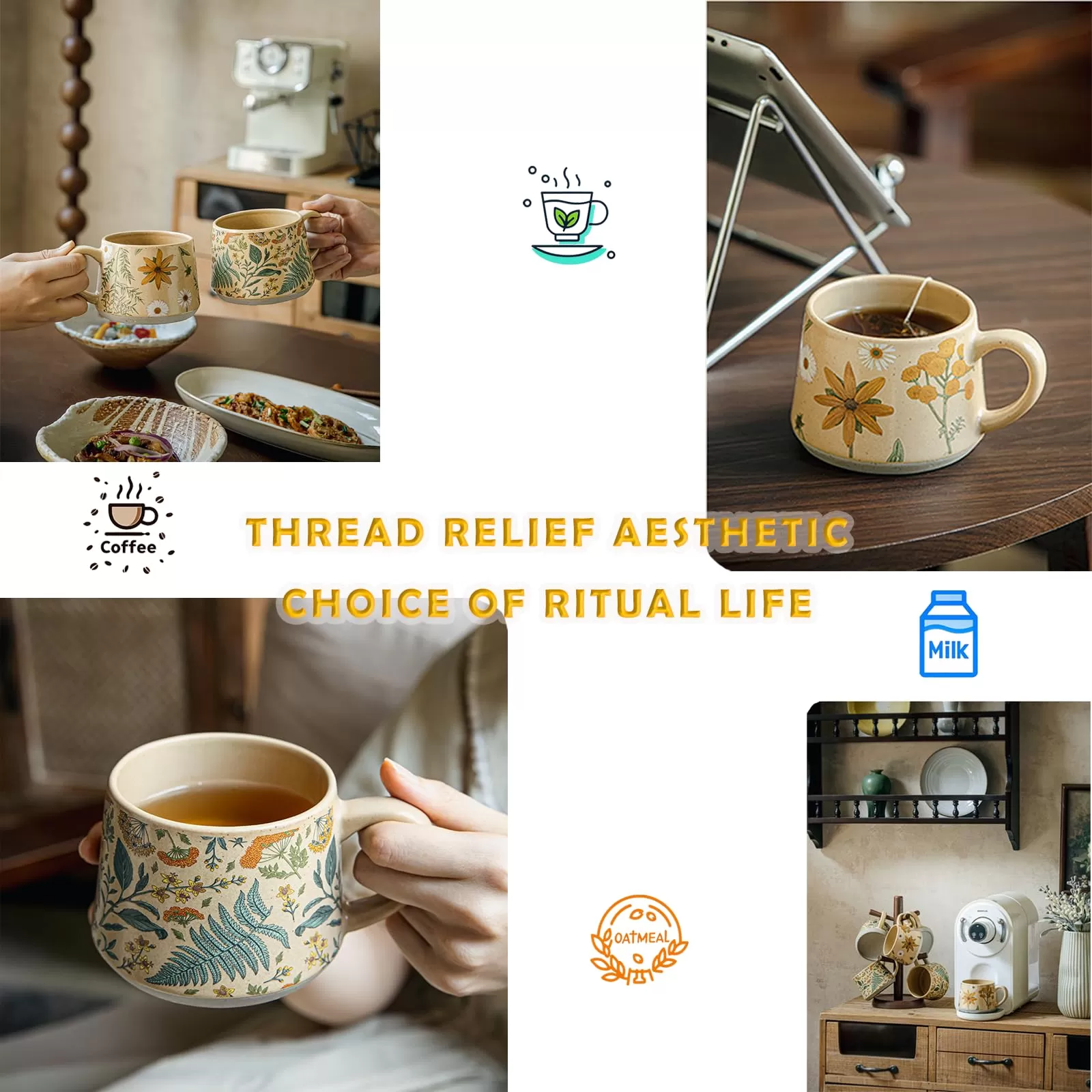 Proveedor de tazas de café de cerámica de China