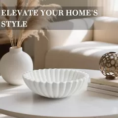 Bowl de frutas de cerámica blanca al por mayor en China: diseños elegantes y suministro confiable