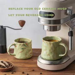Tazas de café de cerámica de arte abstracto al por mayor en China: eleva cada sorbo