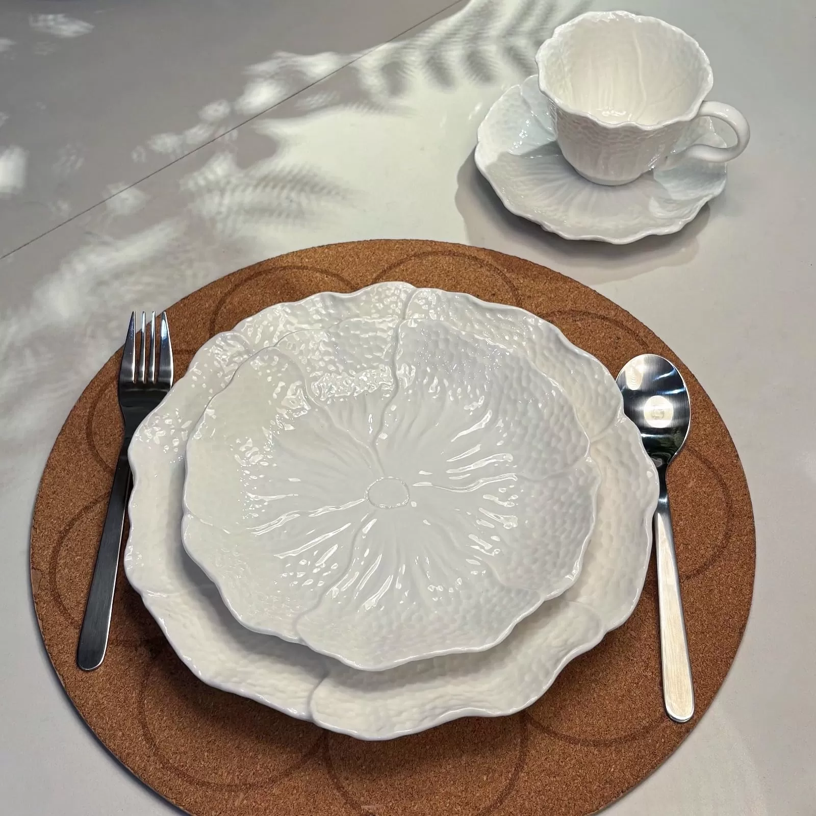 Vajilla de porcelana floral al por mayor