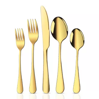 Hôtel Gift Knife Spoon Fork Couvreries en acier inoxydable