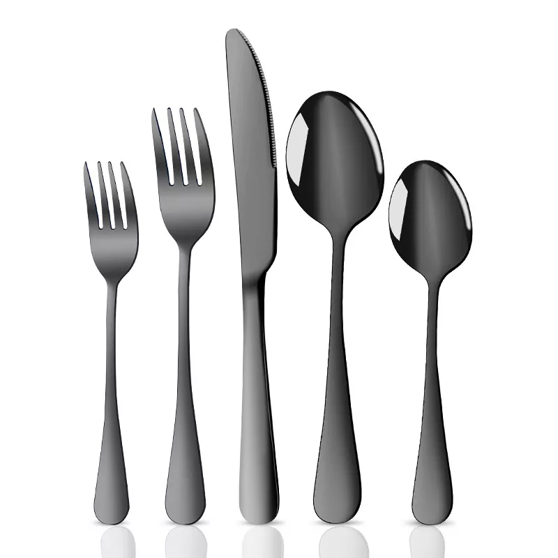 Hôtel Gift Knife Spoon Fork Couvreries en acier inoxydable Set Factory