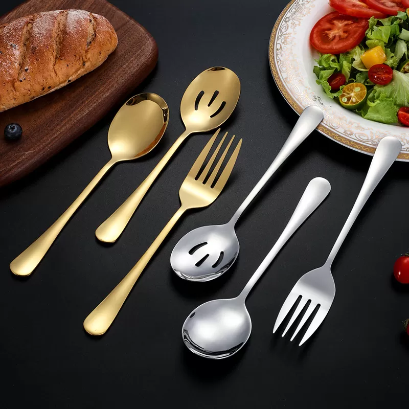 Ensemble de couverts en acier inoxydable personnalisés en gros