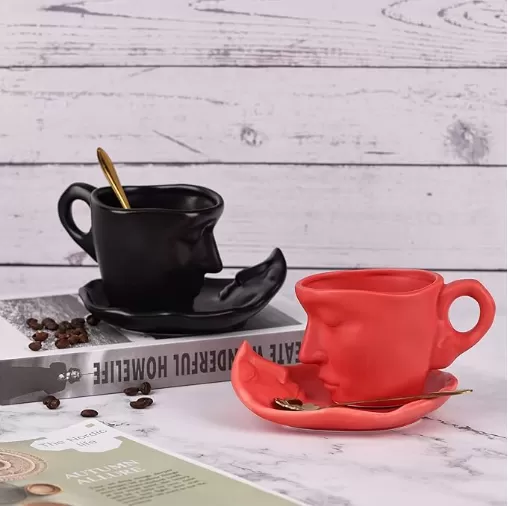 Tasses de café en céramique artistique parfaites pour les cadeaux et les cafés