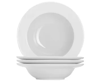 Porcelaine Round Soup Plates Bowl