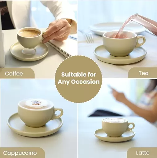 Coupes à expresso en céramique personnalisables en gros en Chine