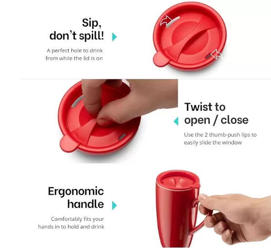Tasse en céramique set en Chine