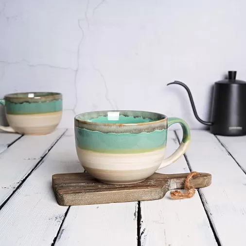 Céramic Jumbo Coffee Mug Set Factory en Chine