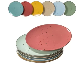 Assiettes de dîner durable en porcelaine de 11 pouces