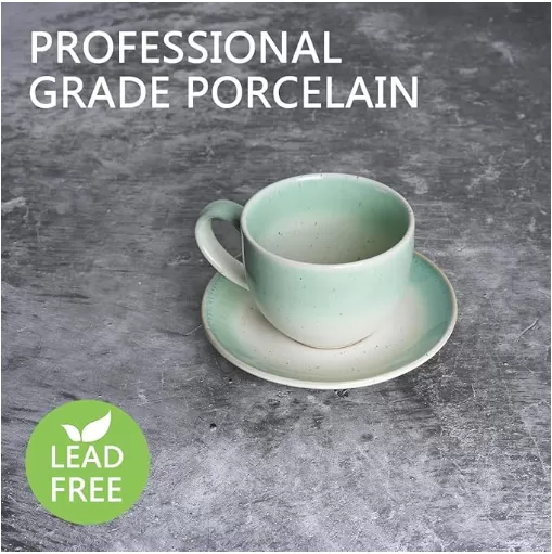 Ceramic Cappuccino Cup and Saucer Set manufacturer