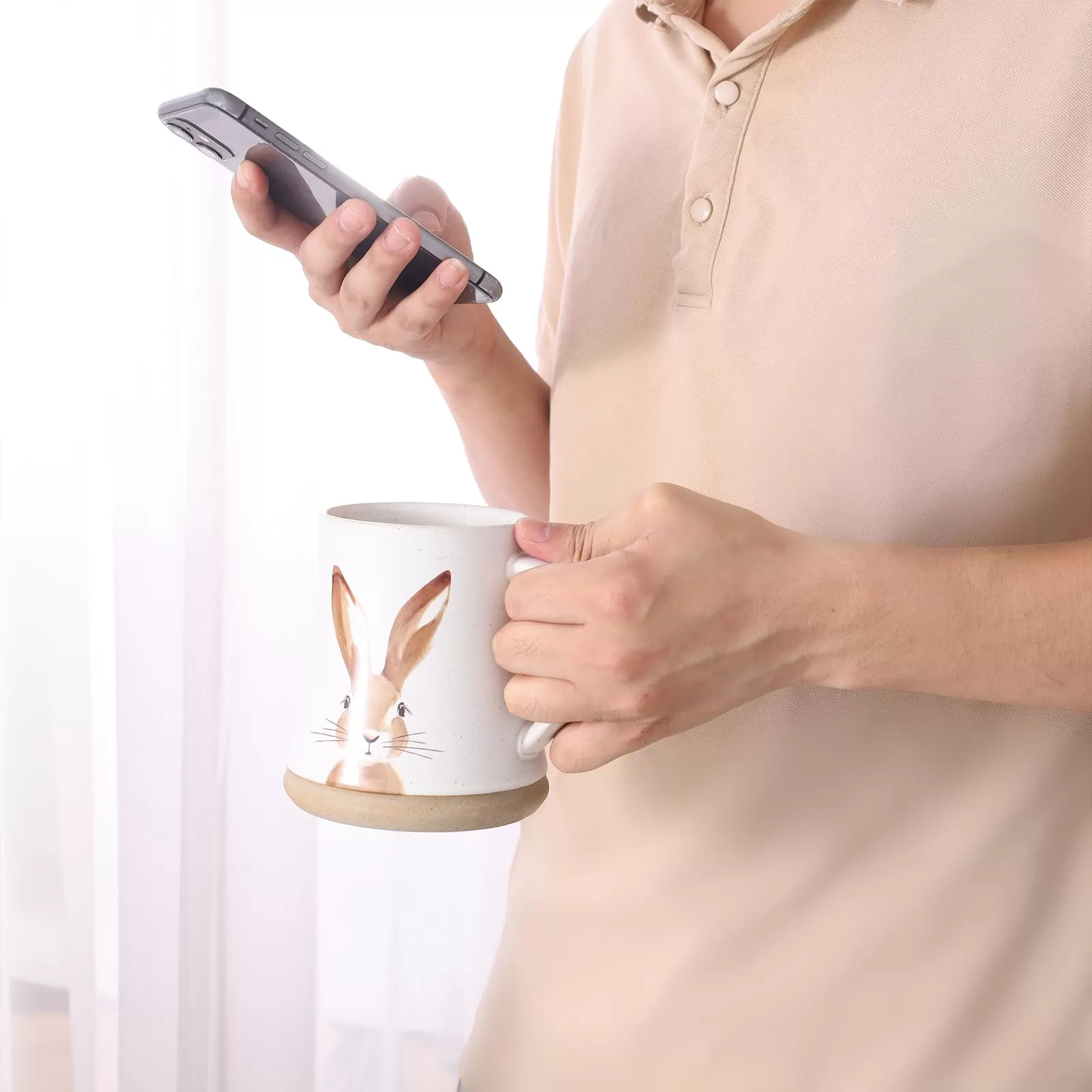 13,6 oz de tasse de café en argile en céramique en gros en Chine