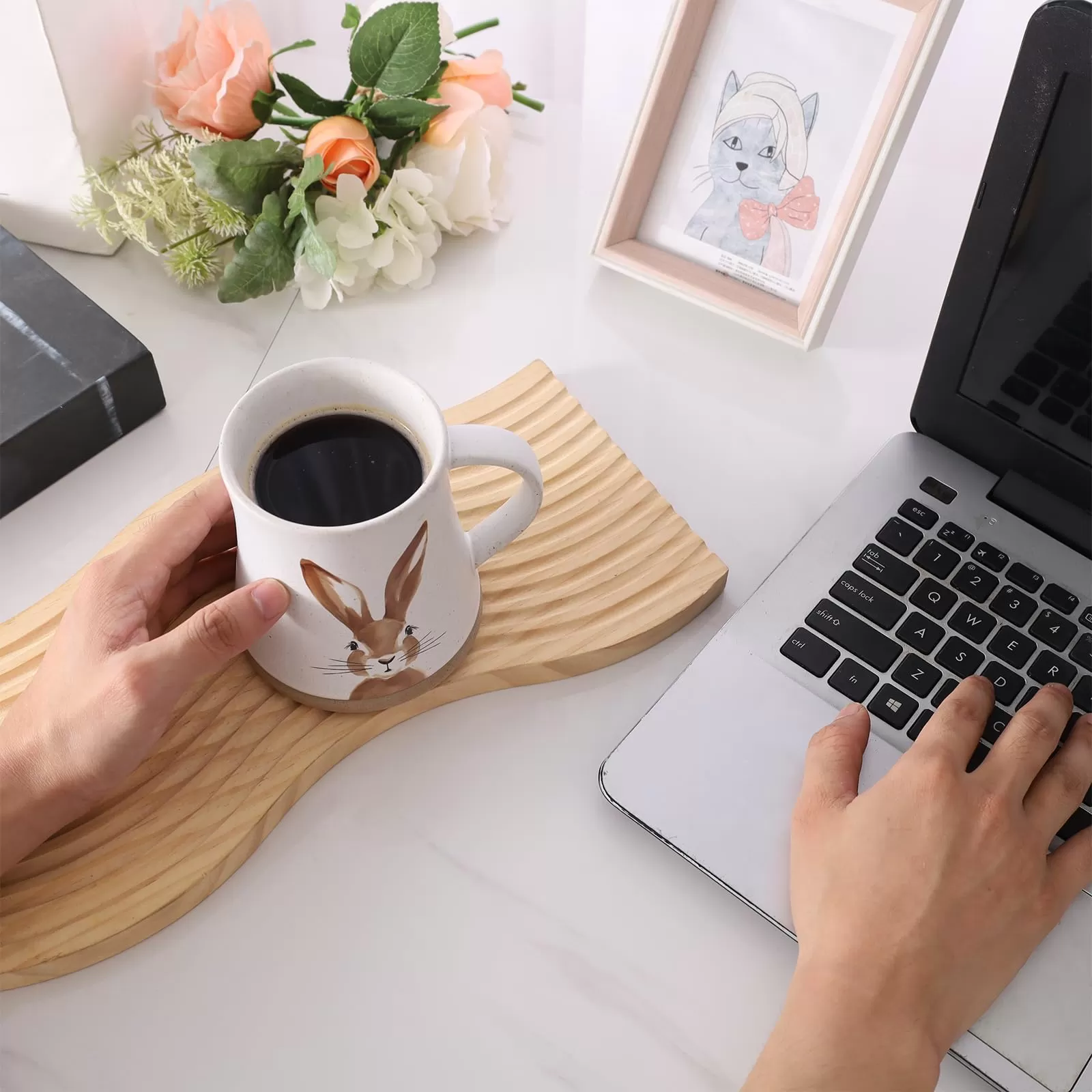 13,6 oz en céramique Clay Coffee Mug Factory en Chine