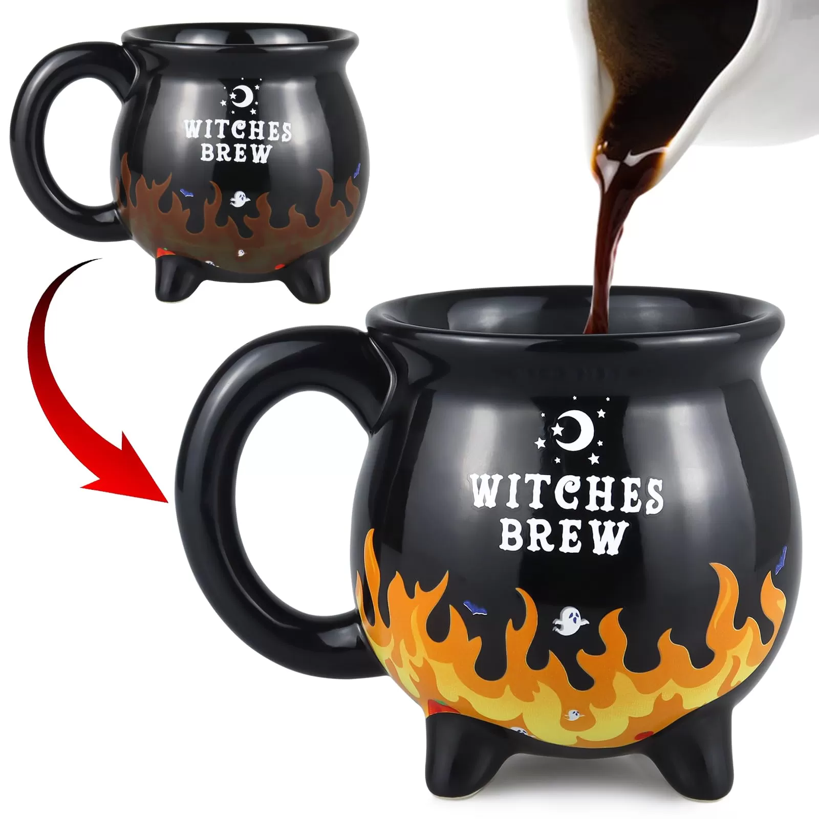 Tasse à café de chaudron de Brew Brew Céramique en Chine