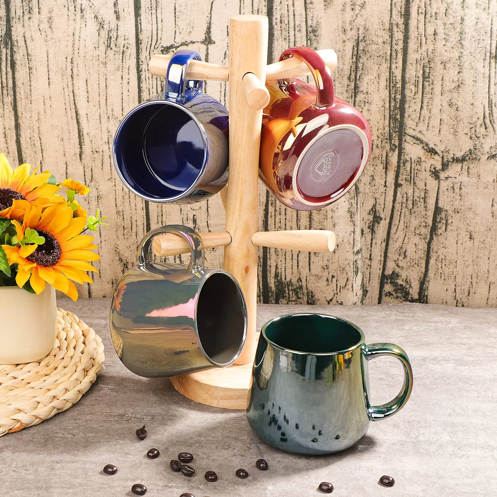 15 oz usine de tasse de café en céramique brillant en Chine