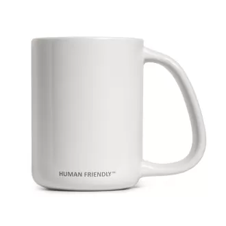 Tasse en céramique de 12 oz avec une grande manche large