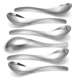 Cuillères à soupe en acier inoxydable de haute qualité