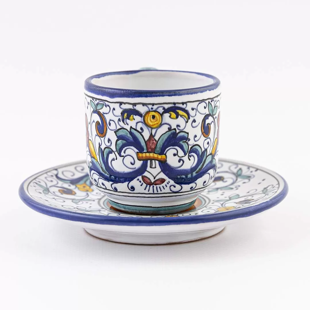 Tasse peinte à la main en céramique avec fournisseur de soucoupe en Chine