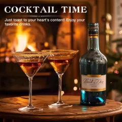 Élevez votre expérience de cocktail avec des verres à martini en cristal soufflé à la main en gros en Chine: qualité supérieure pour bars, restaurants et utilisation à domicile