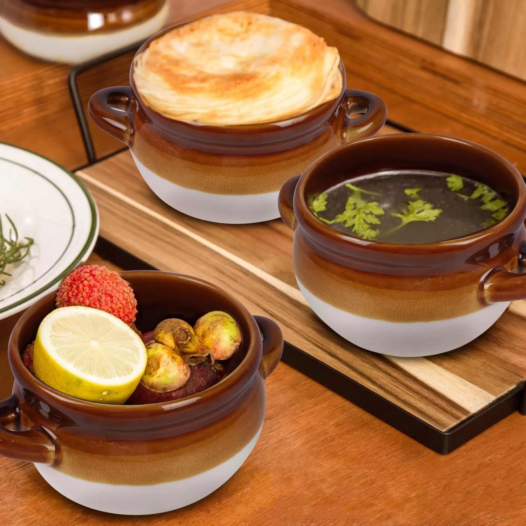  Grand bol de soupe en céramique en gros 