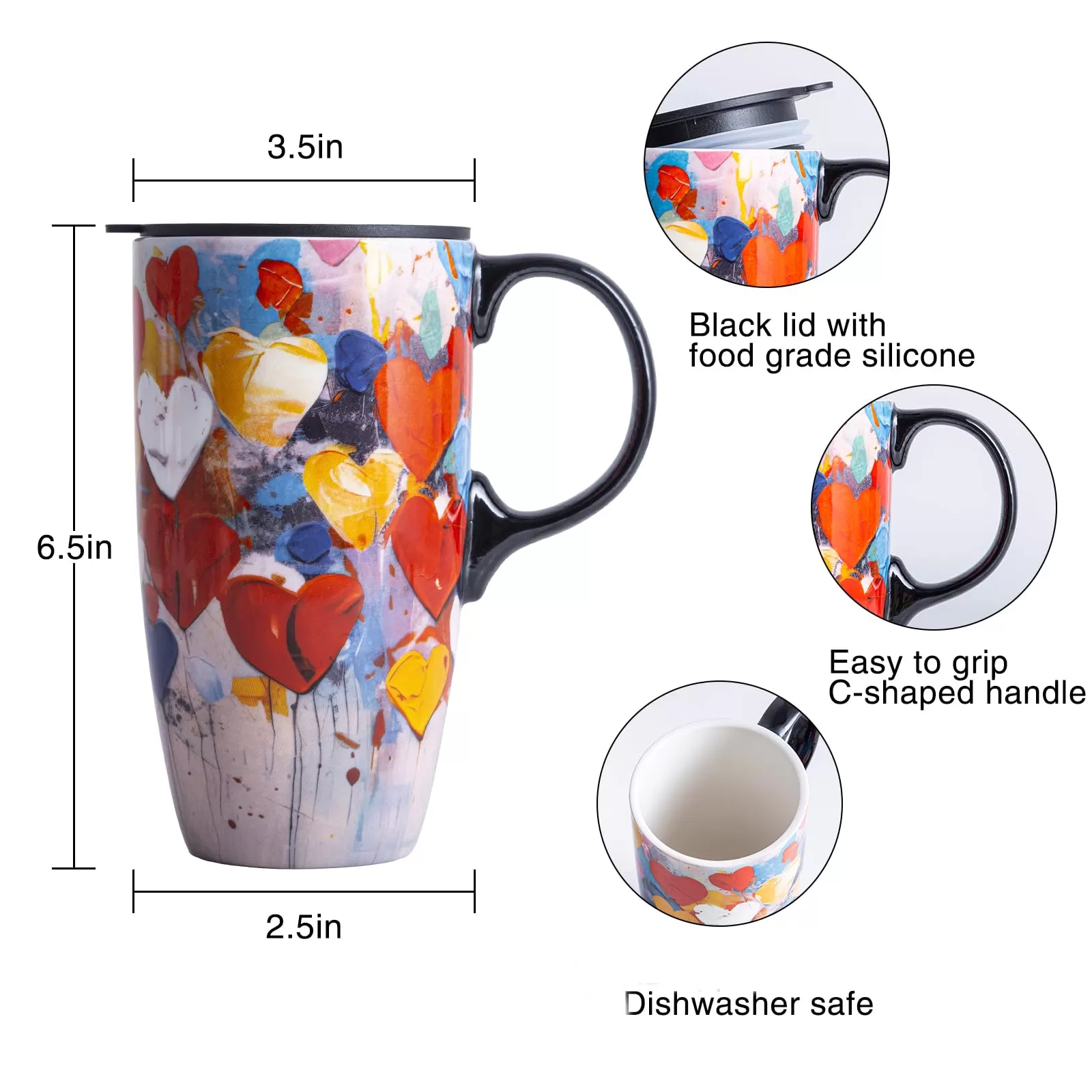 Tasses de voyage en céramique en gros