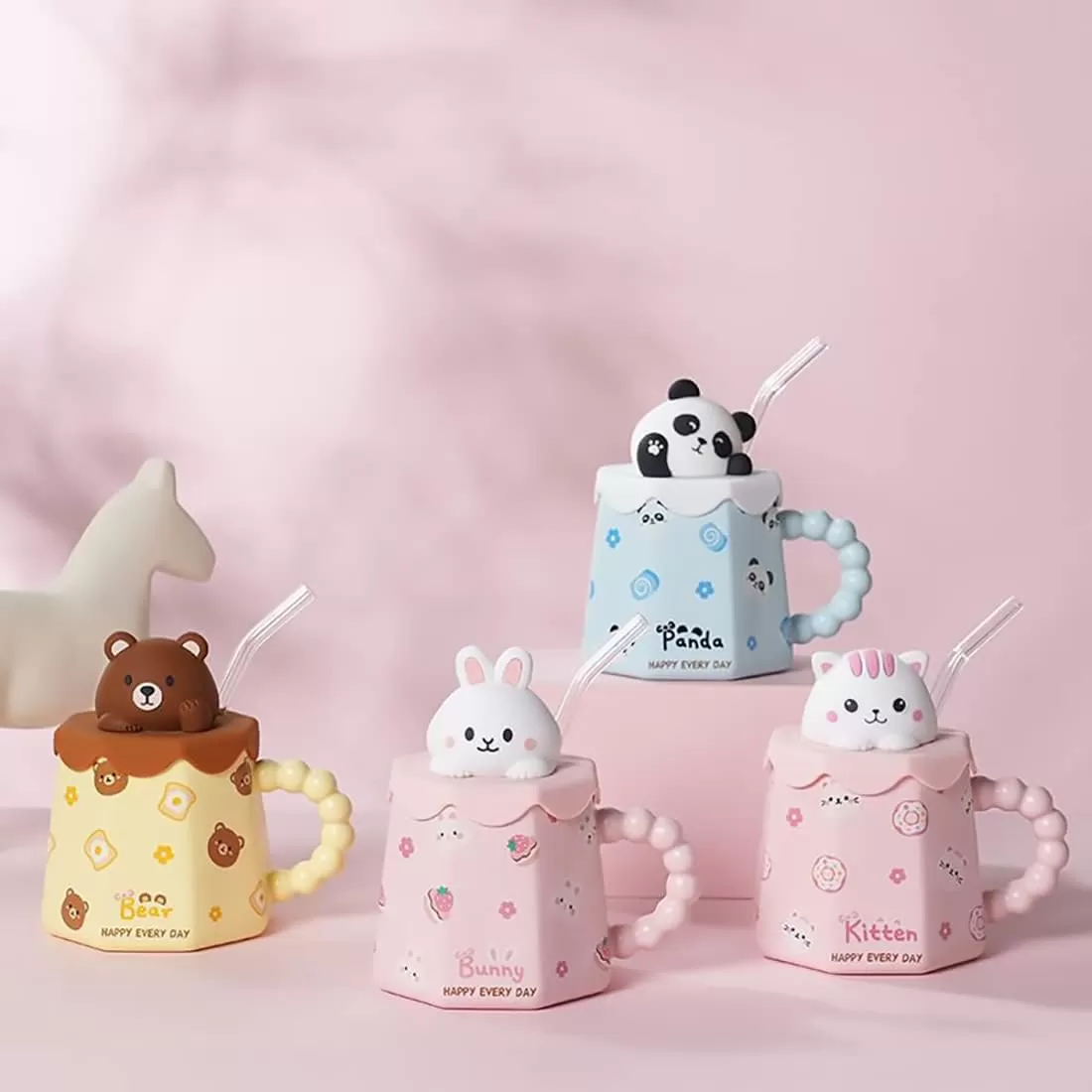 Tasse de café animal drôle