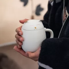 Tasse de grès réactive en gros en gros en Chine | Tasses en céramique durable avec finition artisanale