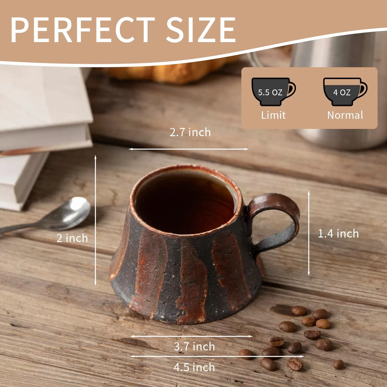 Tasses de café artisanal en gros Chine