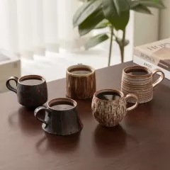 Découvrez le charme: 5,5 onces de café en poterie en gros en Chine