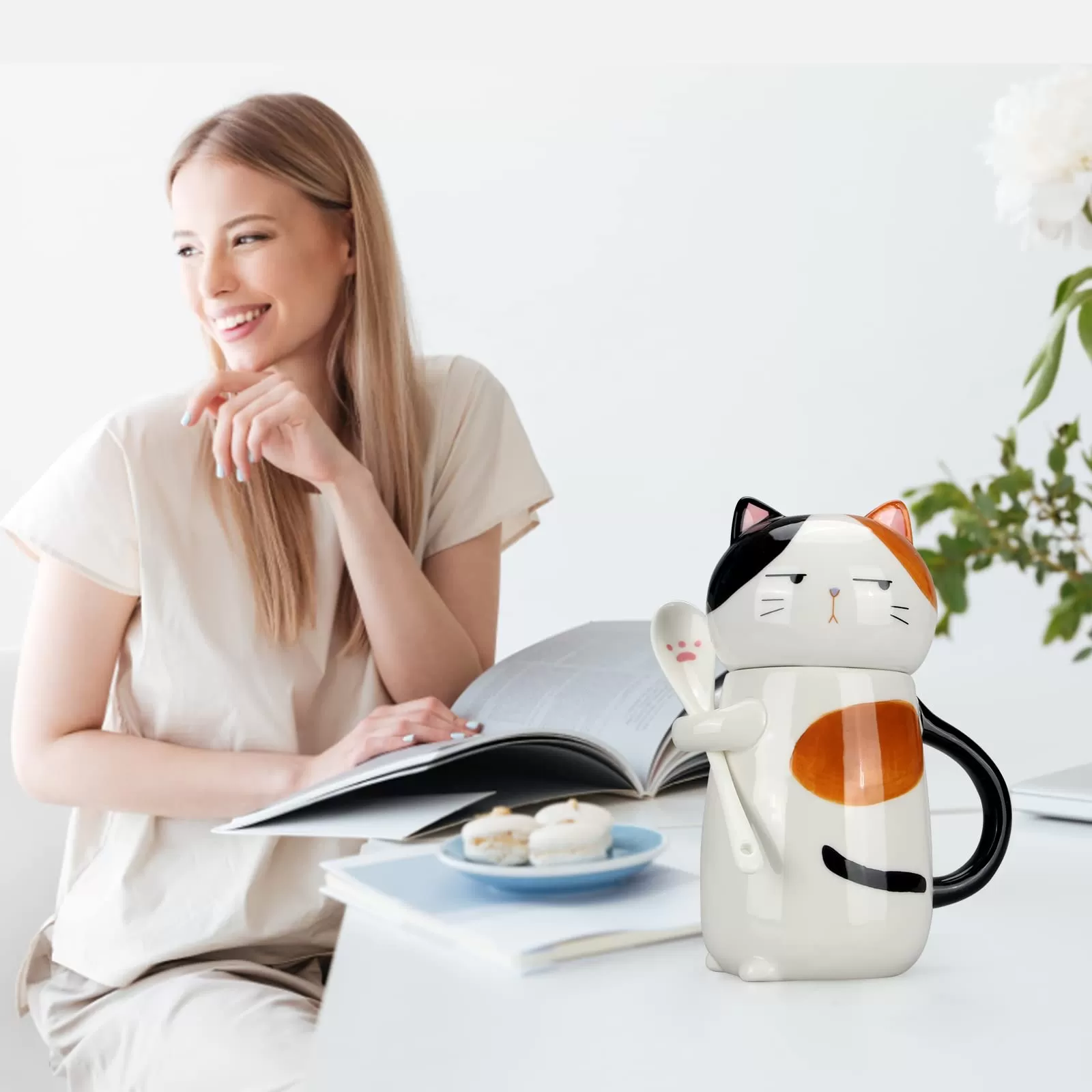 joli fabricant de tasses en céramique