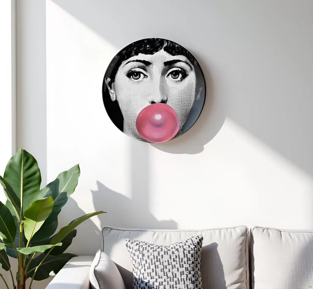 Assiette en céramique d'art moderne en gros