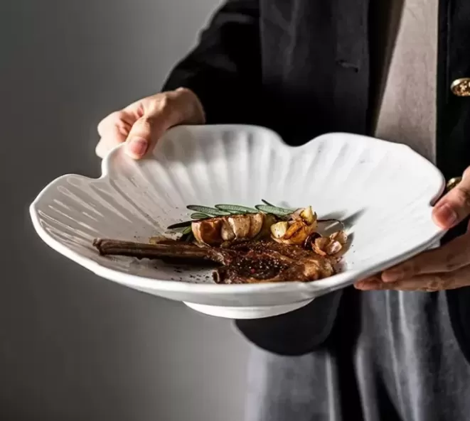 assiette à fleurs en céramique en vrac Chine